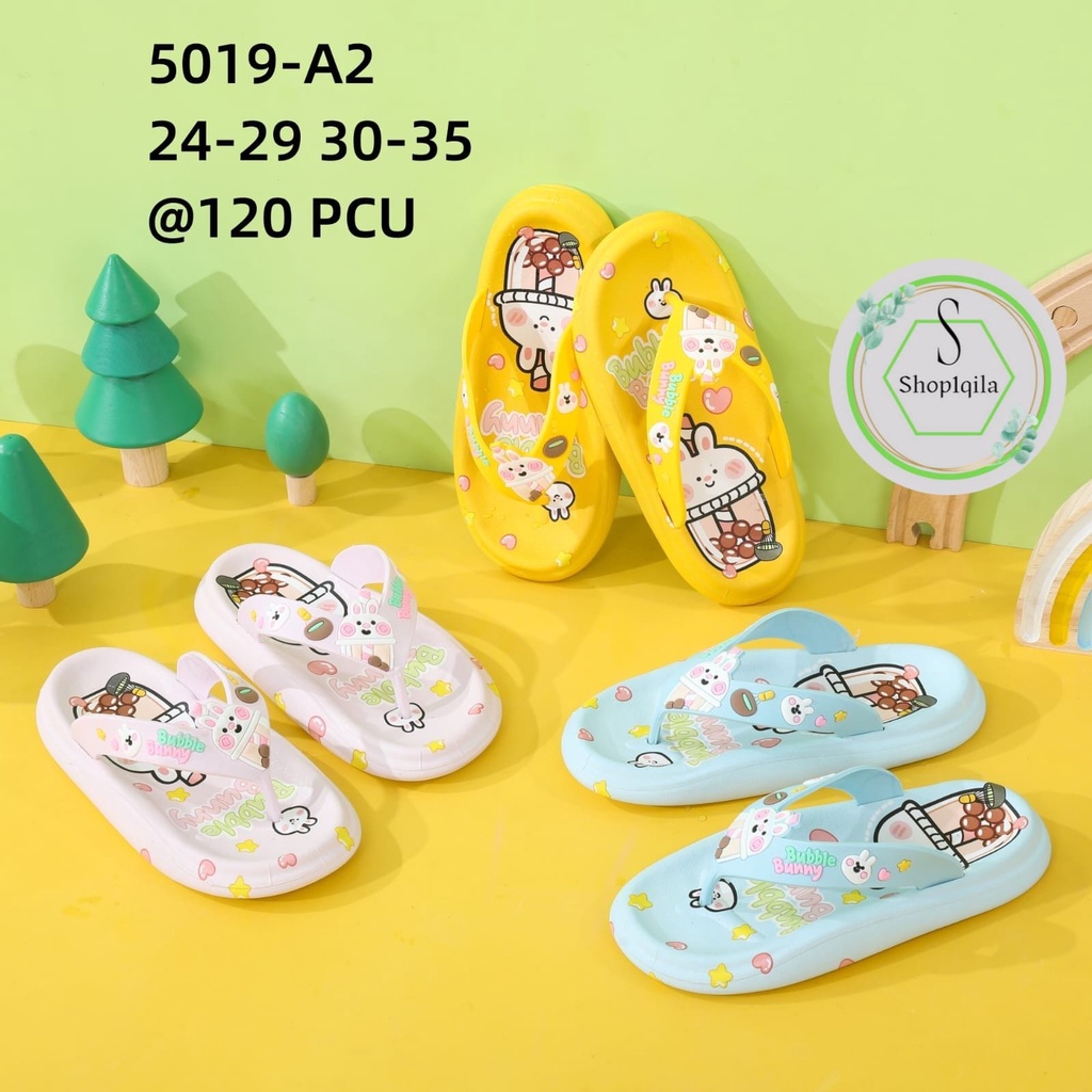 Sandal jepit anak perempuan karet jelly chibi goodluck balance 5019-A1 (24-35) Sandal anak import terlaris
