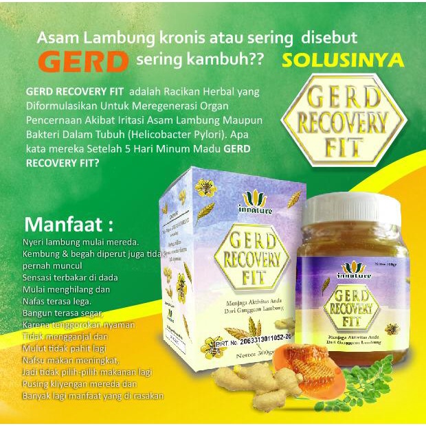 

Gerd Recovery FIT 300gr Menjaga Aktivitas Anda Dari Gangguan Lambung innature