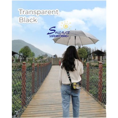SHENAR PAYUNG TRANSPARAN OTOMATIS BENING KOREA / PAYUNG LIPAT POLOS DEWASA / PAYUNG OTOMATIS , SHENARCORNER168