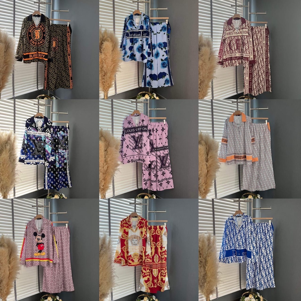 SETELAN CHANAPHAT  PANJANG CASUAL FULL TAG ZRA IMPORT BANGKOK