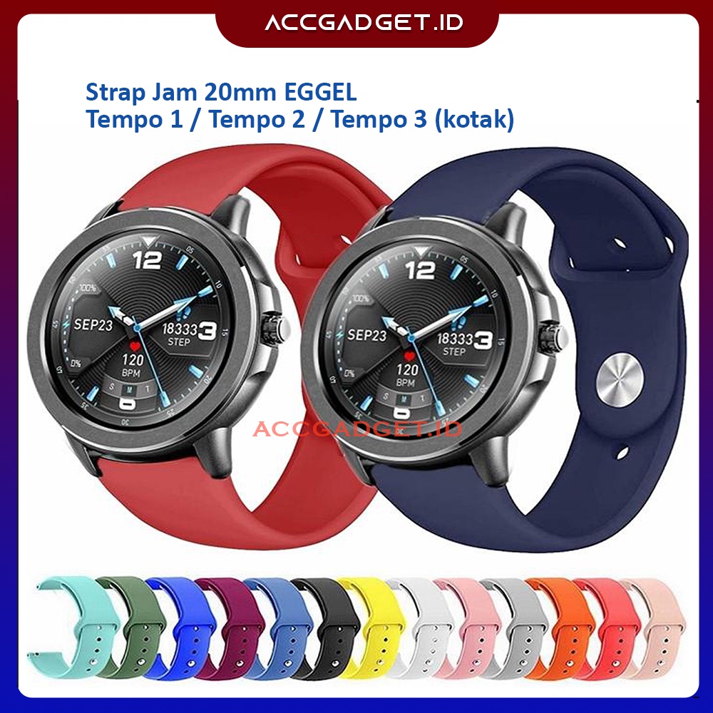 Tali Strap Smartwatch Eggel Tempo 3 (kotak) / Tempo 2 / Tempo 1 - PN1 Watchband Strap