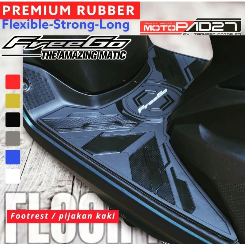 Motopad27 Karpet Freego 125 New Alas kaki Freego 125 New Footrest Floor mat Pijakan Kaki yamaha New Freego 125 Freego Old