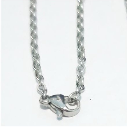 TERLARIS KALUNG TITANIUM NURI KECIL SILVER HALUS LUCU KALUNG PRIA WANITA