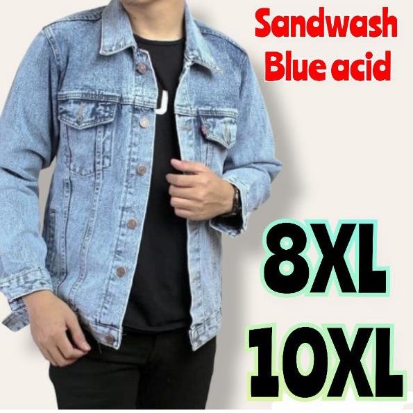 DISKON	JAKET JEANS PRIA JUMBO/JAKET JEANS PRIA