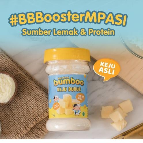 

1.1 MALL BUMBOO Keju Bubuk Asli - Keju MPASI Anak - Sumber Lemak & Protein - Keju Cheddar Australia - Tanpa Pengawet - No MSG - Bahan alami .,..,.,,,,.,