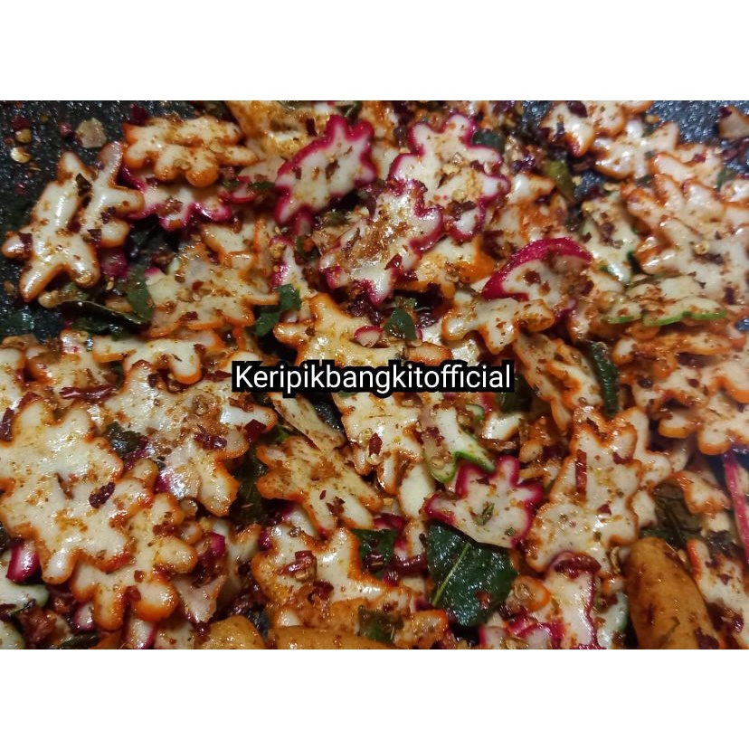 

Kerupuk Bintang Pedas Daun Jeruk