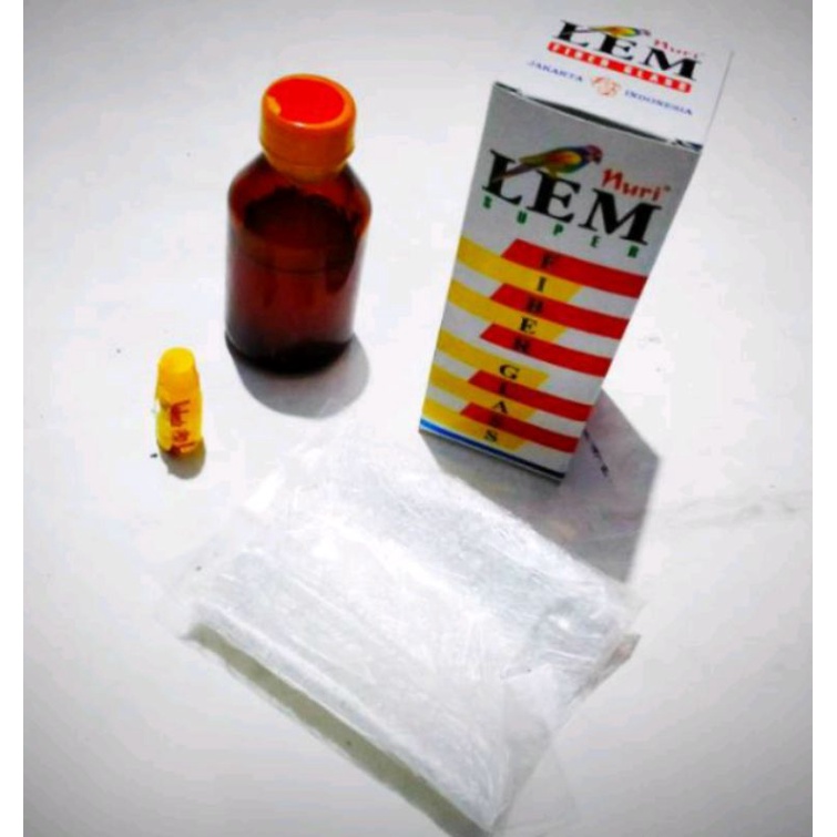 lem nuri lem khusus fiber tangki tandon logam asbes kayu untuk bocor rembes fiber glass glue