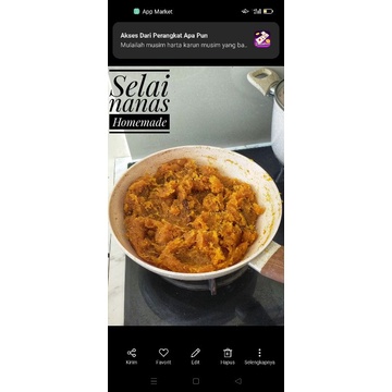 

Selai Nanas isian nastar