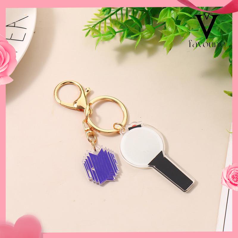 CODGantungan Kunci Mini Key Chuain Lucu Kpop Keychain Akrilik Mendukung Aksesoris-FA