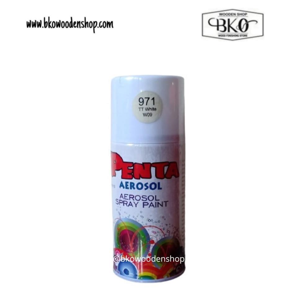 

(X-Q4Q)(✔) Cat semprot pylox PENTA 300 ml ( 971 ) TT White W09 (putih) Agya Ayla super keren