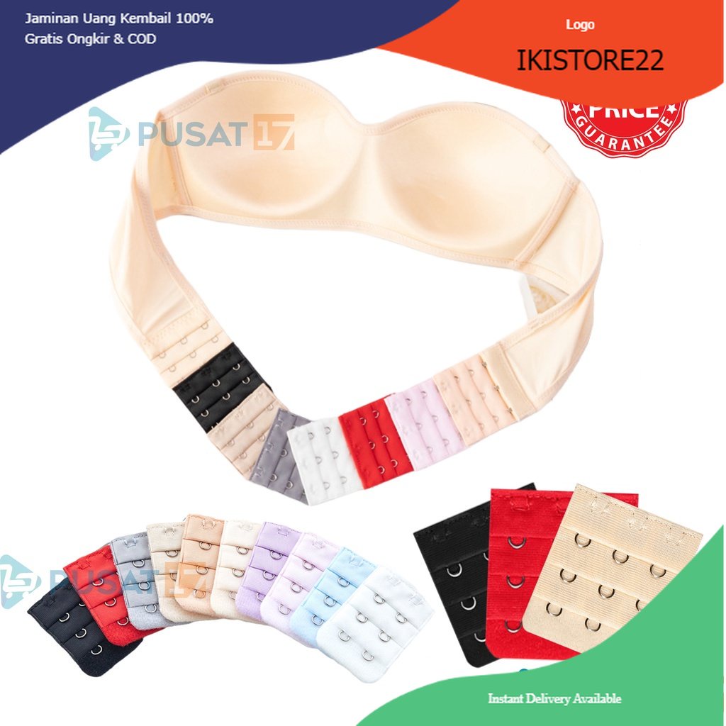 IKISTORE22 PENGAIT BRA 2 KAIT 3 KAIT / SAMBUNGAN PENGAIT TALI BRA KUTANG / AKSESORIS BH BRA EXTENSIO