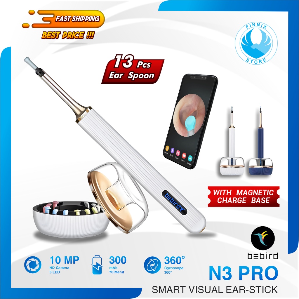 BEBIRD Note 3 Pro Korek Kuping Smart Visual Ear Cleaner With Camera