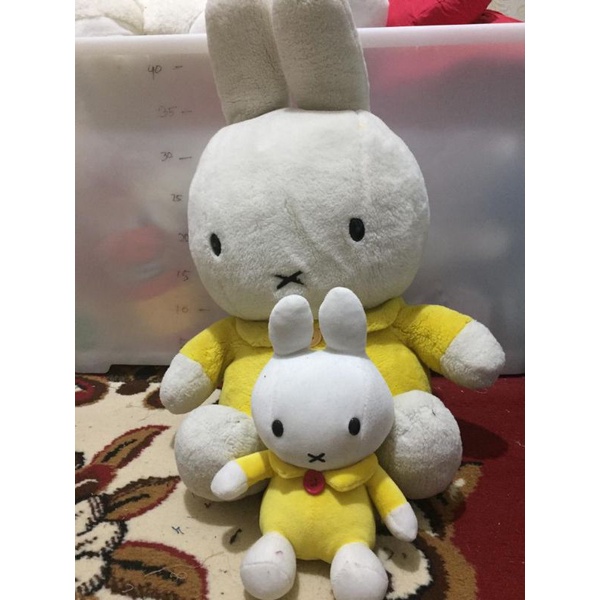 boneka miffy mama jumbo dan anak set