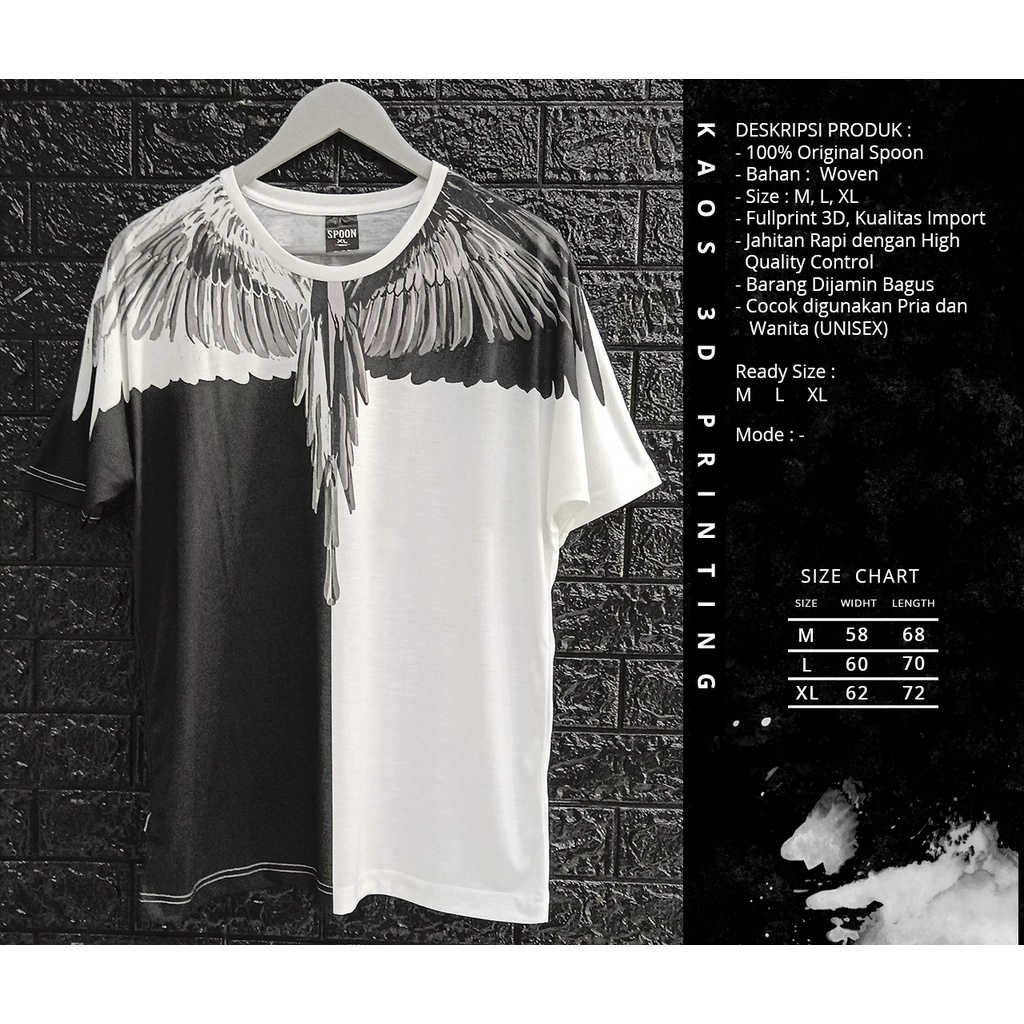 KAOS PRIA DISTRO BERMOTIF - KAOS MURAH PRIA TERLARIS - KAOS DISTRO- KAOS UNISEX SPOON