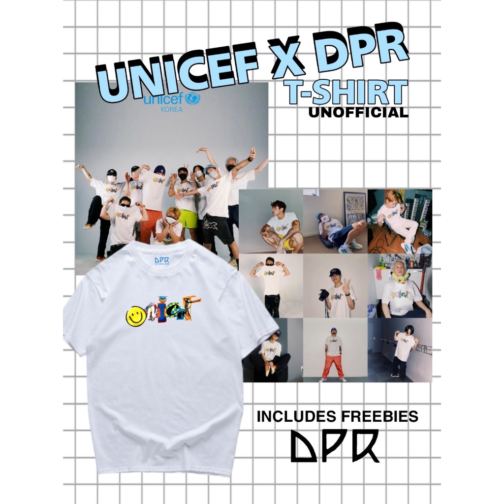 tshirt kaos Custom Gambar dan tulisan / t-shirt dpr x unicef