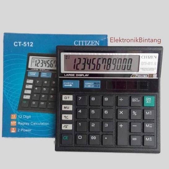 

Kalkulator - Kalkulator Citizen - Ct512 - (12 Digit)