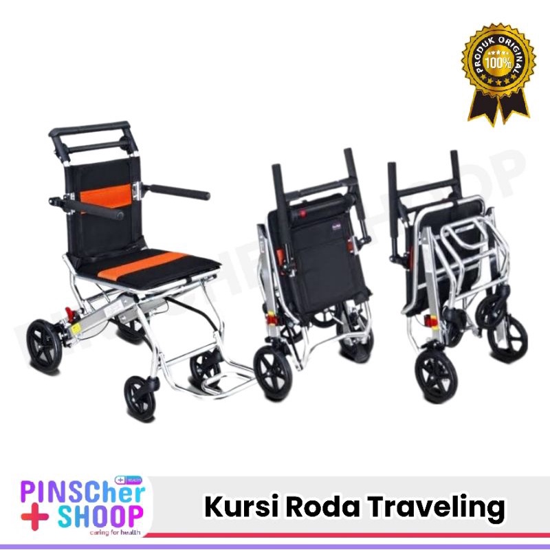 KURSI RODA TRAVEL GEA FS - 804 / SELACO KURSI RODA HAJI/ UMROH