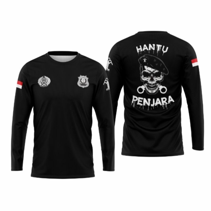 JERSEY HANTU PENJARA LENGAN PANJANG