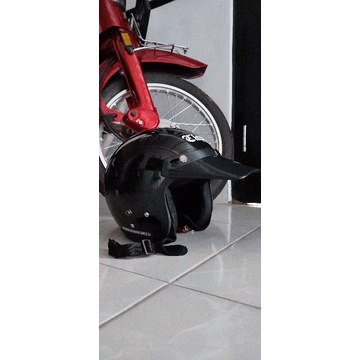 Helm helem pet fisor klasik trail bogo retro honda win
