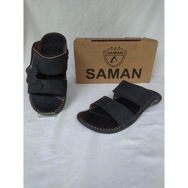 Sandal Kulit Pria Original SAMAN Kode ban 2