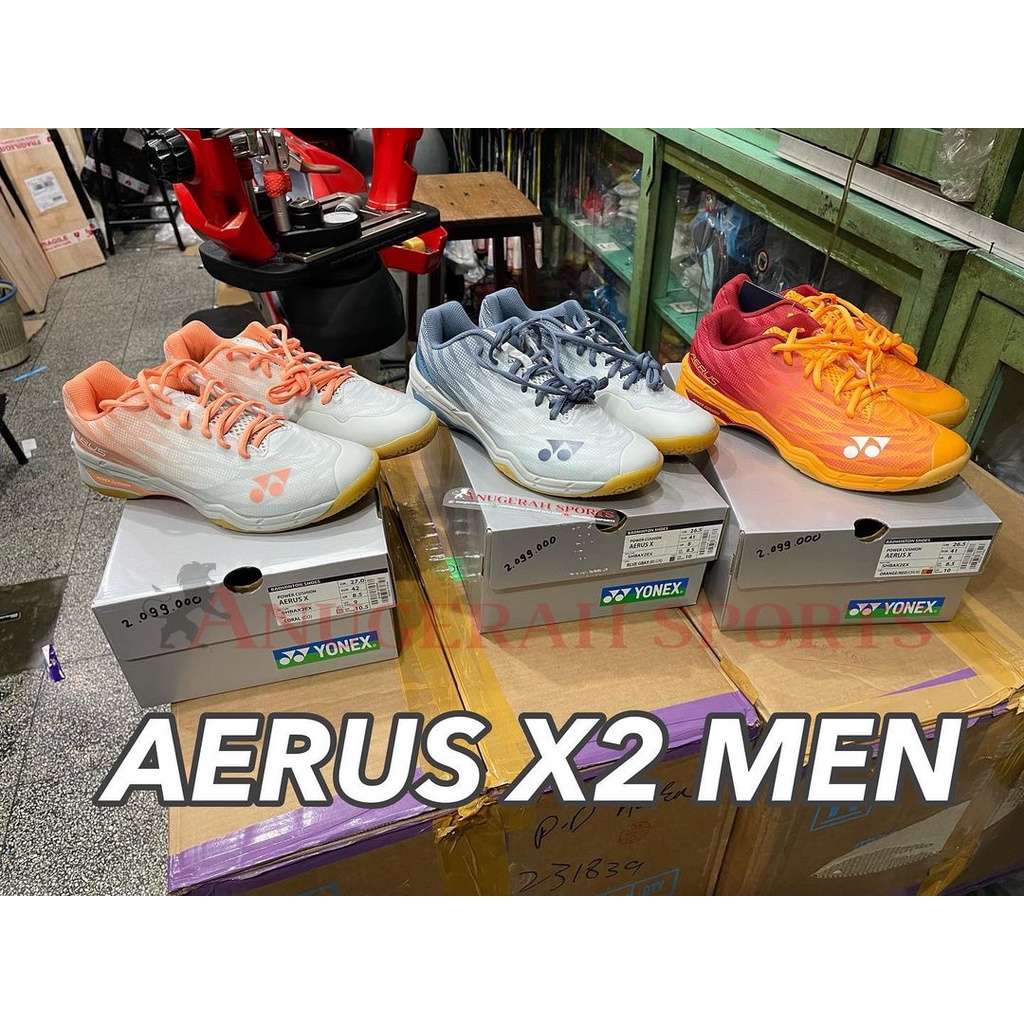 Sepatu Badminton YONEX POWER CUSHION - AERUS X2 ORIGINAL