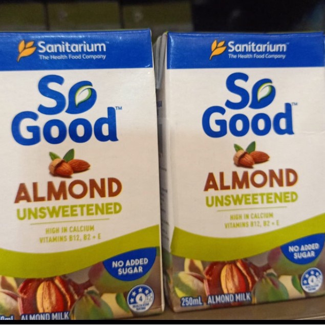 

Sanitarium so good almond unsweetened 250ml