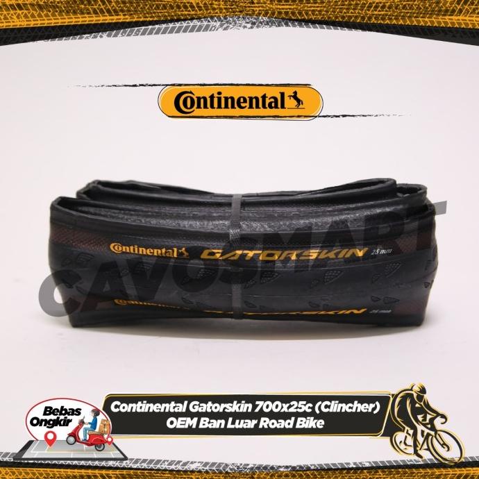 Continental Gatorskin 700X25C Clincher Ban Luar Road Bike