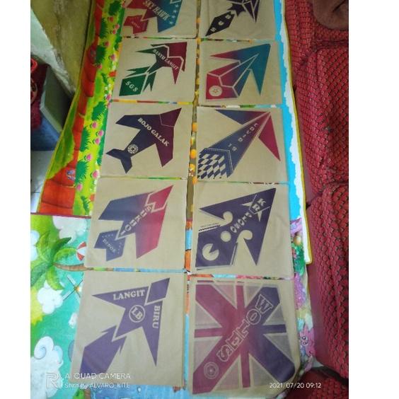 ゛ Kertas layangan coklat(100pcs) ㅔ