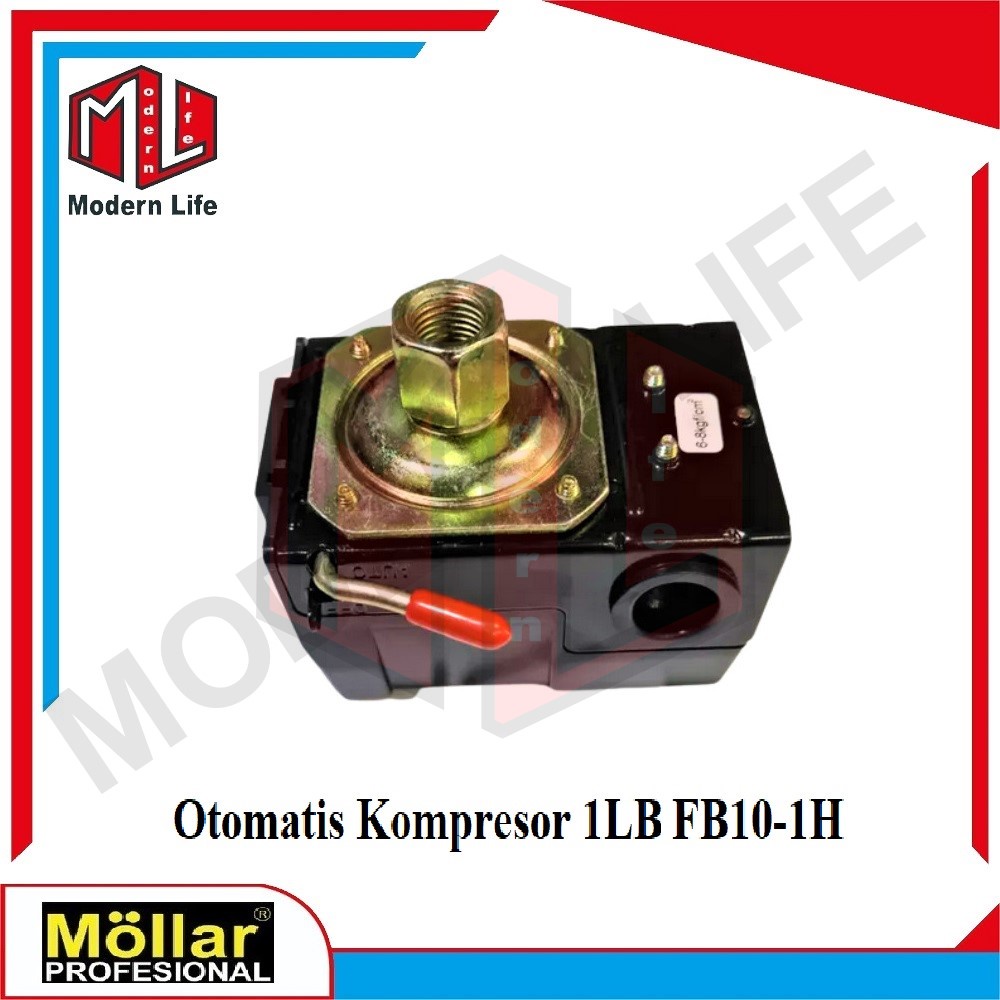 MOLLAR FB10-1H Otomatis Kompresor Pressure Switch 1 Lubang 1/4&quot;inch