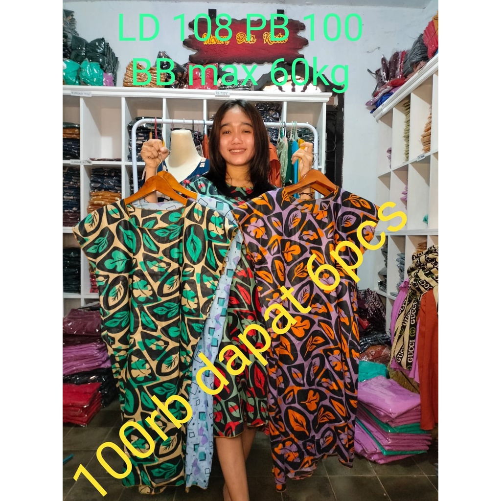 DASTER BALI 100 RB DAPAT 6 PCS BAHAN RAYON