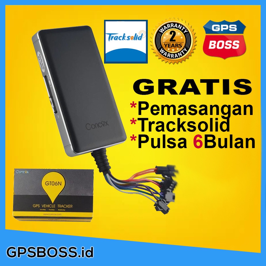 GPS Tracker GT06N Paket6bulan Tracksolidpro Gratispasang