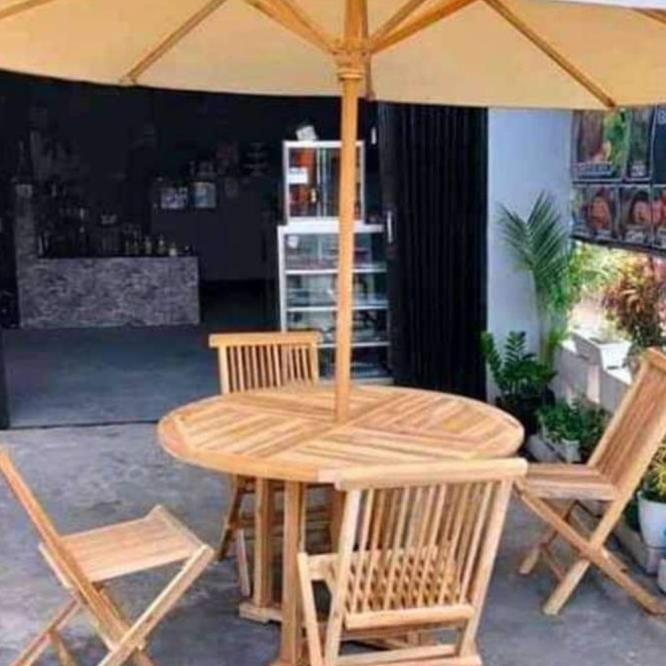 Meja Payung Set Resto/Taman/Outdoor