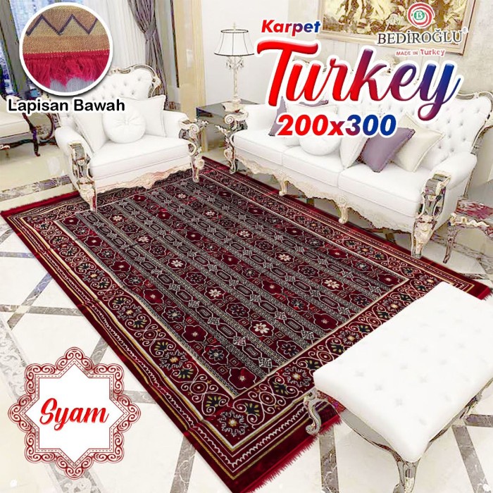 HAMBAL TURKIYE JUMBO/KARPET TURKI 200X300 JUMBO