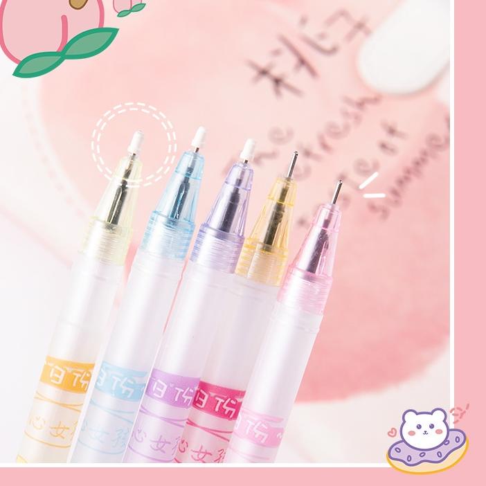 

»»» COD 1 LUSIN ISI 12 PCS PULPEN GEL MOTIF PURPLE BEAR LUCU IMUT / BOLPEN GEL SIMPLE