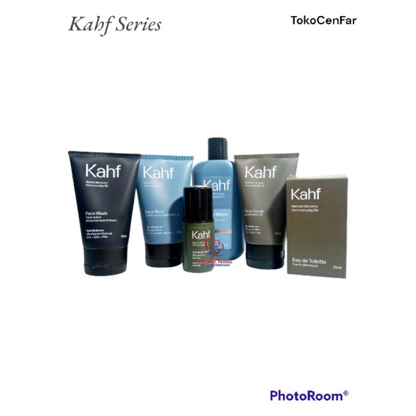 Jual KAHF SERIES Face Wash, Face Scrub, Body Wash, Eau De Toilette