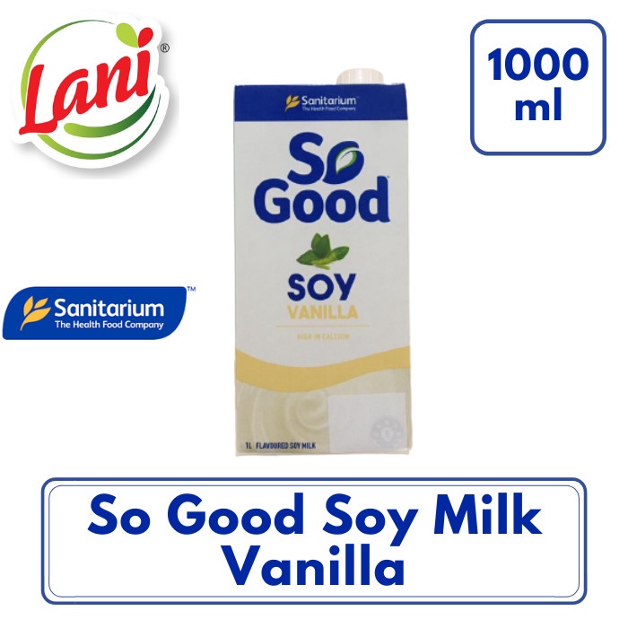 

NEW Sanitarium So Good Soy Milk Regular / Vanilla 1L - Susu Kedelai - VANILLA