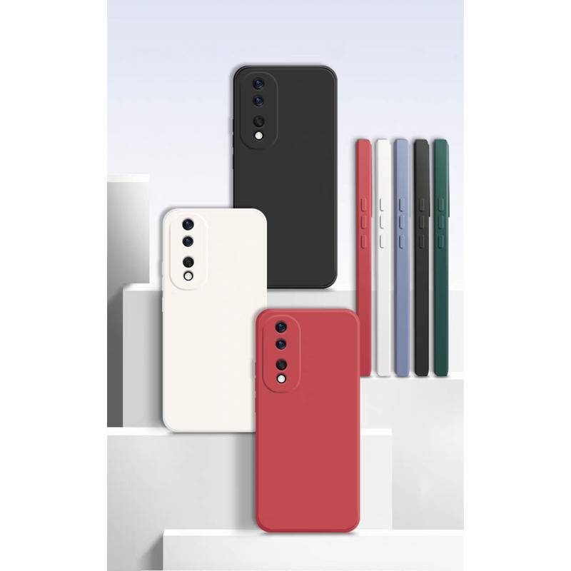 Untuk Huawei Honor80 70 60 50 Pro SE Lite Case Cover Shell Lembut Original Silikon Cair Bumper Telepon