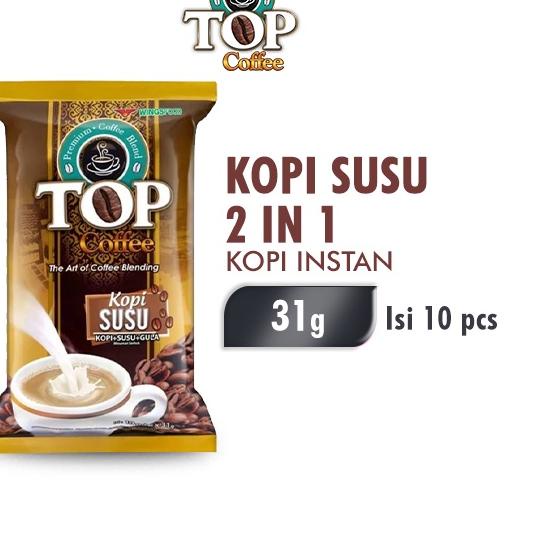 

ORIGINAL% TOP Kopi Susu 3 In 1 Pack 10X31GR