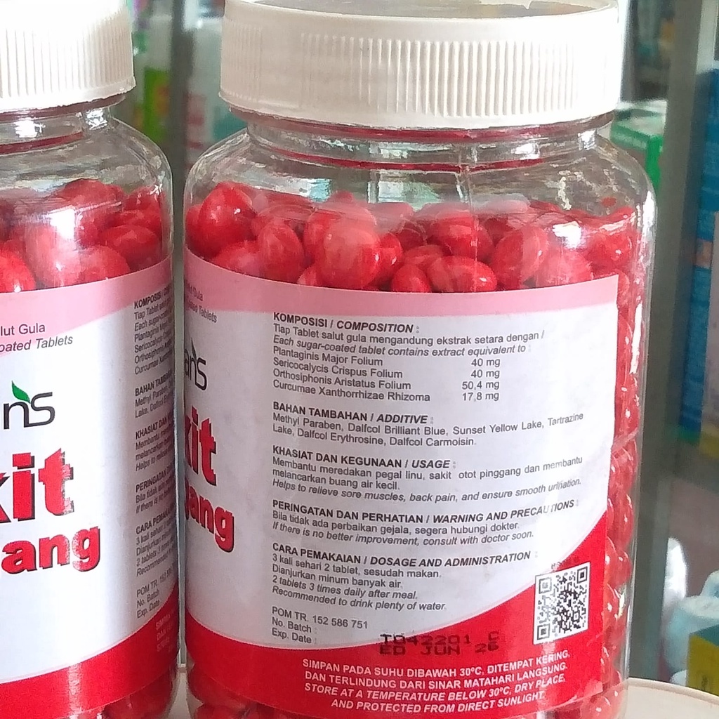 LOSMANS SAKIT PINGGANG BALATIF obat sakit pinggang 1botol @700 TAB