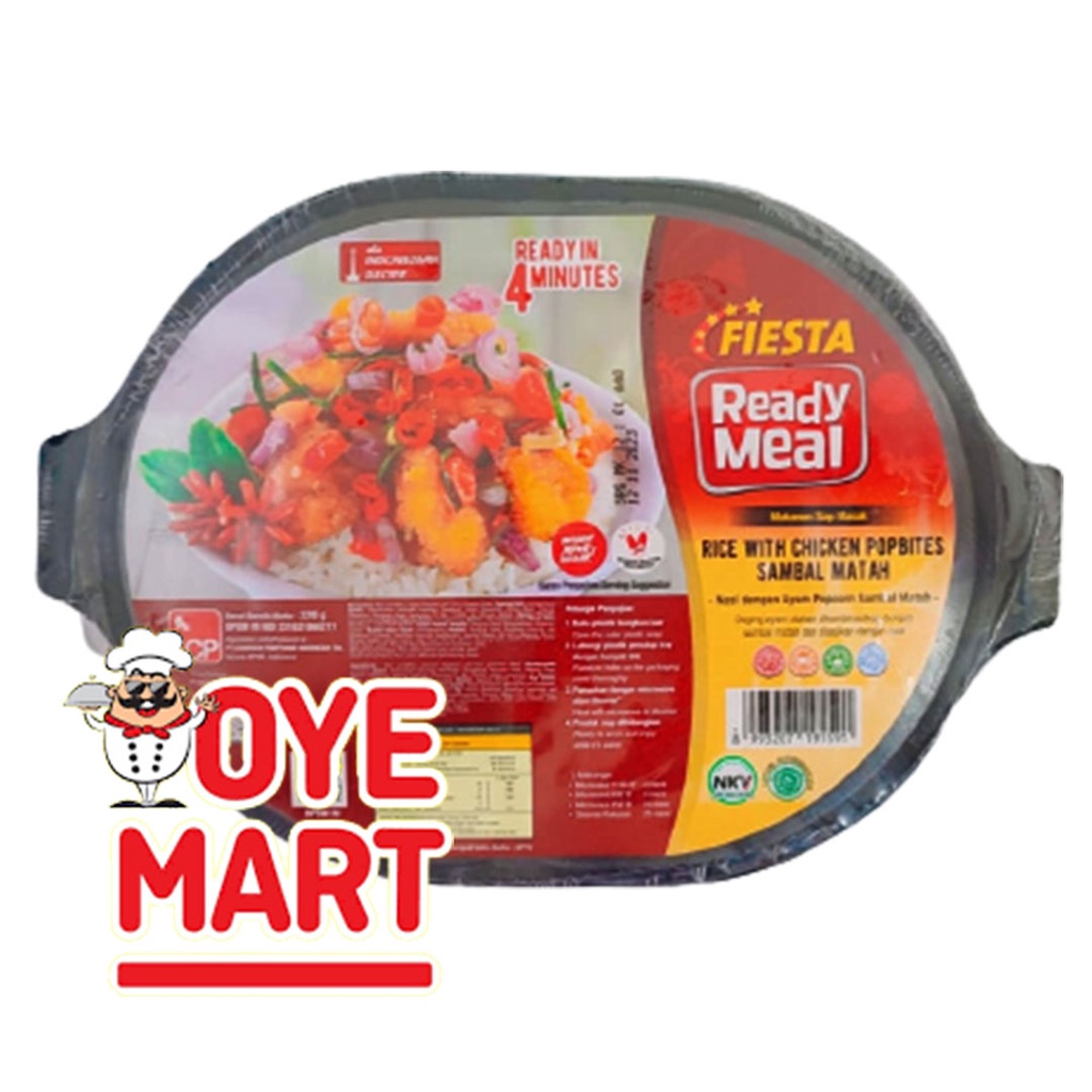 Jual FIESTA READY MEAL RICE WITH CHICKEN POPBITES SAMBAL MATAH 320GR ...