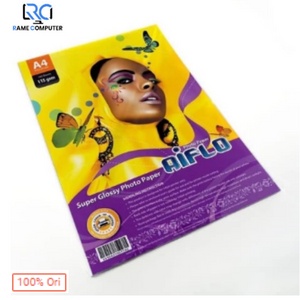 Kertas Foto Aiflo SUPER GLOSSY A4 115Gsm 100 Sheets