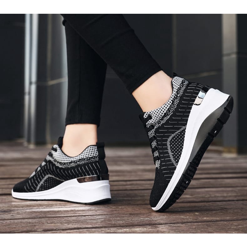 SHOEGALLERY LV0194 "FREE BOX" Sepatu Import Sport Wanita Tinggi Ners