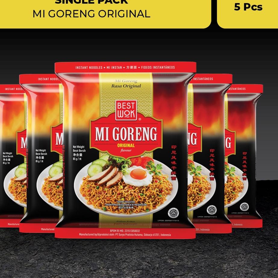 

ヶ Best Wok Mi Goreng Original Single Pack (5 pcs) ♜
