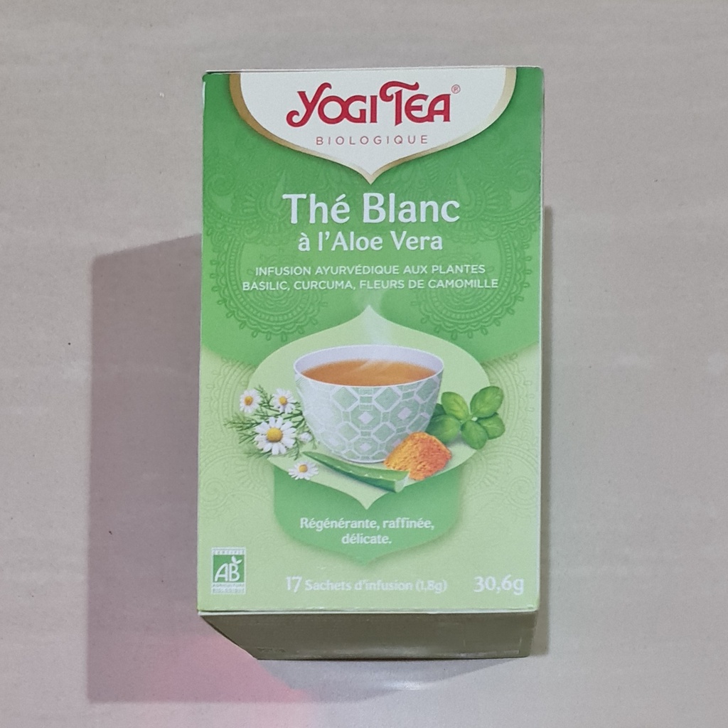 Yogi Tea Organic The Blanc / White Tea with Aloe Vera 17 x 1.8 Gram