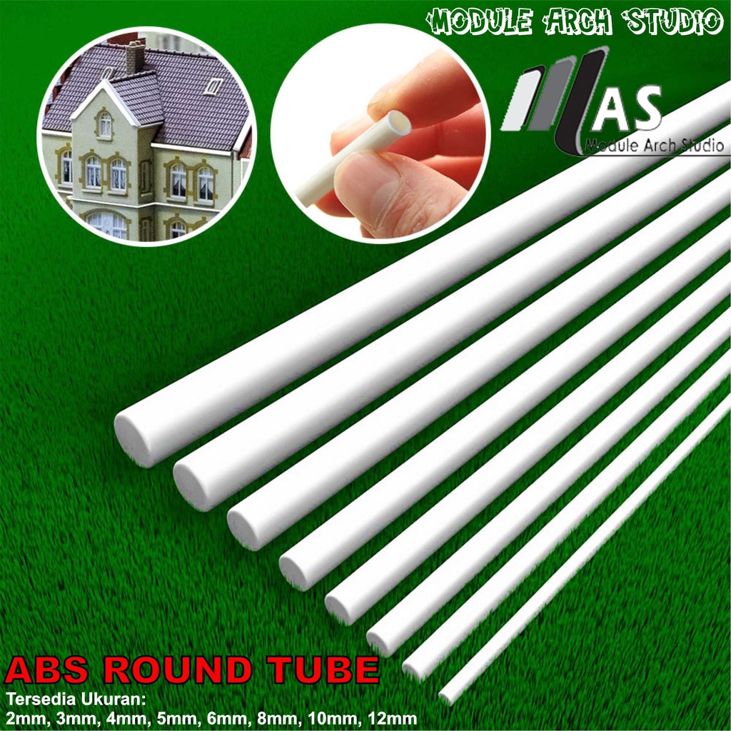 ABS Round Tube - Maket Pipa Bulat - Stick Plastik