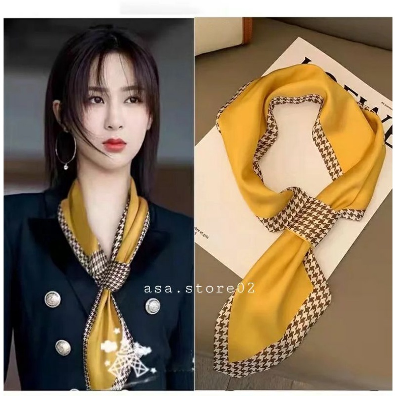 Scarf Syal Wanita Kecil Syal Leher