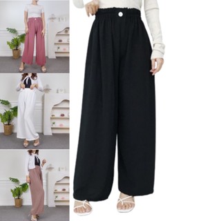 Image of Celana kulot variasi kancing crinkle premium XR COLECTIONS
