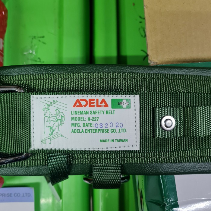 Safety Adela H 227 Belt Safety H227 Hijau