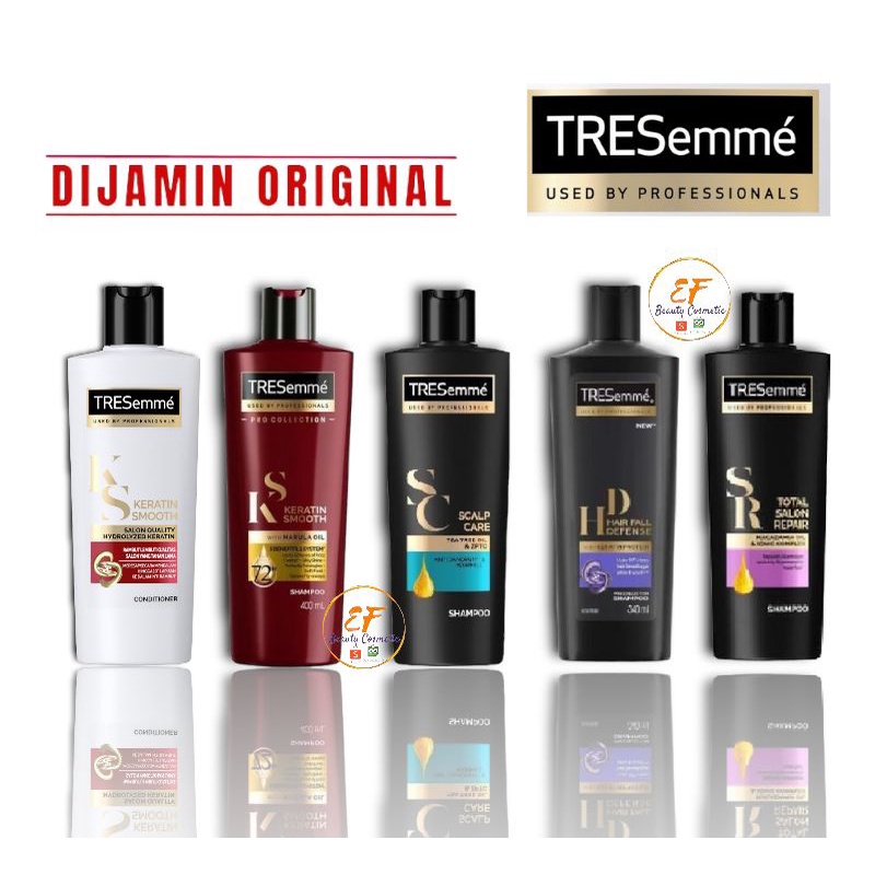 TRESEMME Shampoo | Conditioner Keratin Smooth | Hair Fall Control | Total Salon | Scalp Care | Deep 