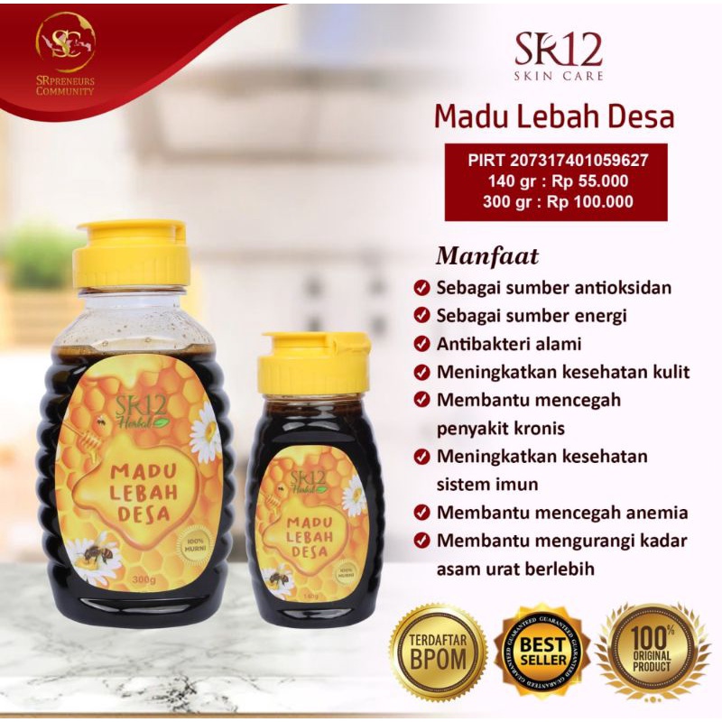 

MADU LEBAH DESA HERBAL SR12 MENINGKATKAN IMUN TUBUH